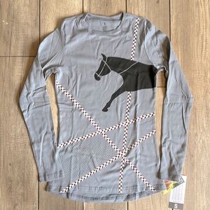 New Kerrits Finish Line Tee, Size S.